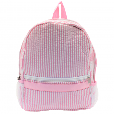 9270S -PINK SEER SUCKER BACKPACK